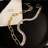 White Zircon Choker