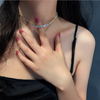 White Zircon Choker