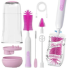 Electric Baby Bottle Brush Set with 360° Rotation