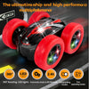 Remote Control Car for Kids Ages 6+, RC Cars Stunt Car Toy 4WD Double Sided 360° Rotating Remote Control with Headlights, Birthday Xmas Gifts for Boys 6 7 8 9 10 11 12 13-Red