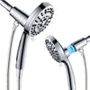 High-Pressure 10-Spray Handheld Shower Head with Magnetic Dock & Power Wash Jets – Chrome