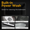 High-Pressure 10-Spray Handheld Shower Head with Magnetic Dock & Power Wash Jets – Chrome