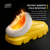 Women’s Plush-Lined EVA Winter Slides – Indoor & Outdoor Comfort