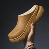 Men’s Plush-Lined EVA Winter Slides – Indoor & Outdoor Comfort