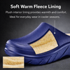 Men’s Plush-Lined EVA Winter Slides – Indoor & Outdoor Comfort