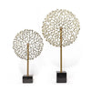 Metal Coral Statue Pair Set of 2