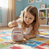 Kids Electronic ATM Savings Bank Toy with Password Protection, Automatic Bill & Coin Saving, Music Sound Effects, Pink