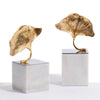 Ginkgo Biloba Copper Sculpture Set of 2