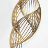 Golden Abstract Swirls Decorative Accent Set of 2