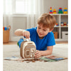 Kids Electronic Password Piggy Bank with Coin & Bill Slot, Brown Bear Design