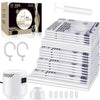 Electric Vacuum Storage Bags - Space Saver Compression Bags for Clothes (20-Pack Combo with Hand Pump & Electric Pump)