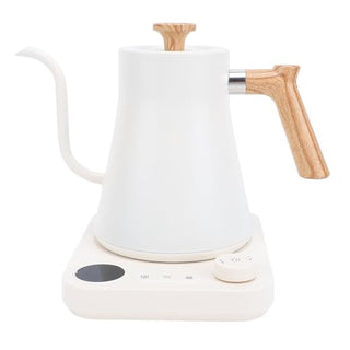 Electric Gooseneck Kettle, White Walnut