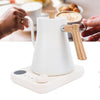 Electric Gooseneck Kettle, White Walnut