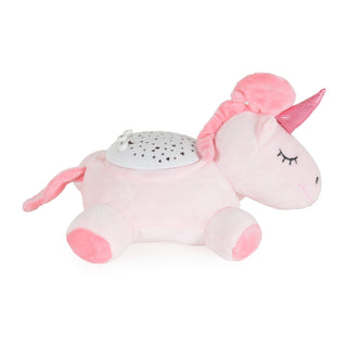 Unicorn 3-in-1 Plush Soother Toy for Newborns 0M+ with Star Projector and Soothing Sounds